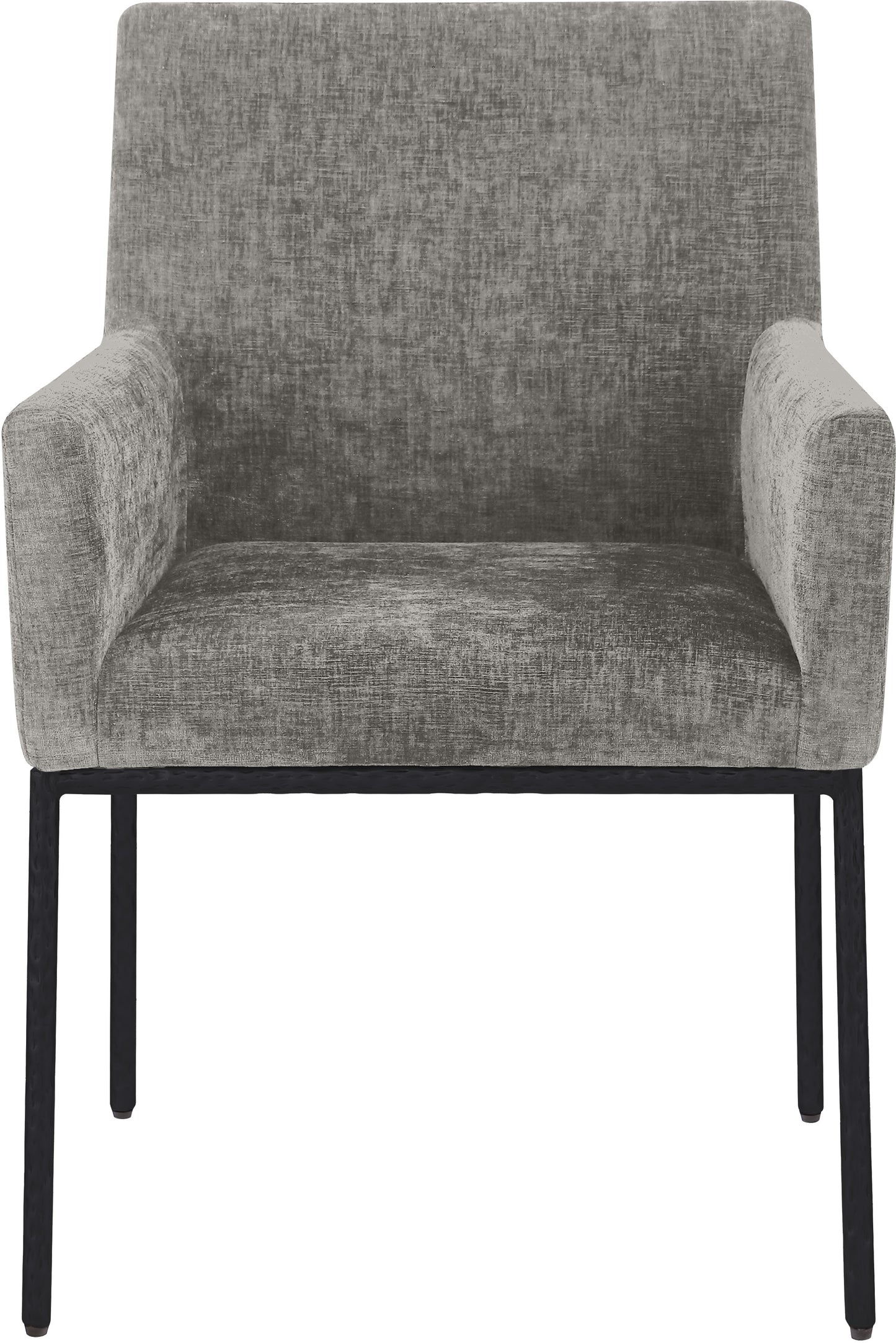 shiloh grey chenille fabric dining chair