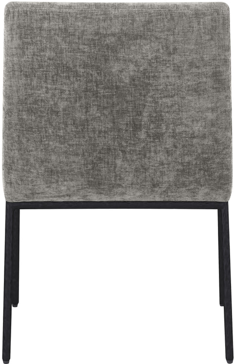 Shiloh Grey Chenille Fabric Dining Chair