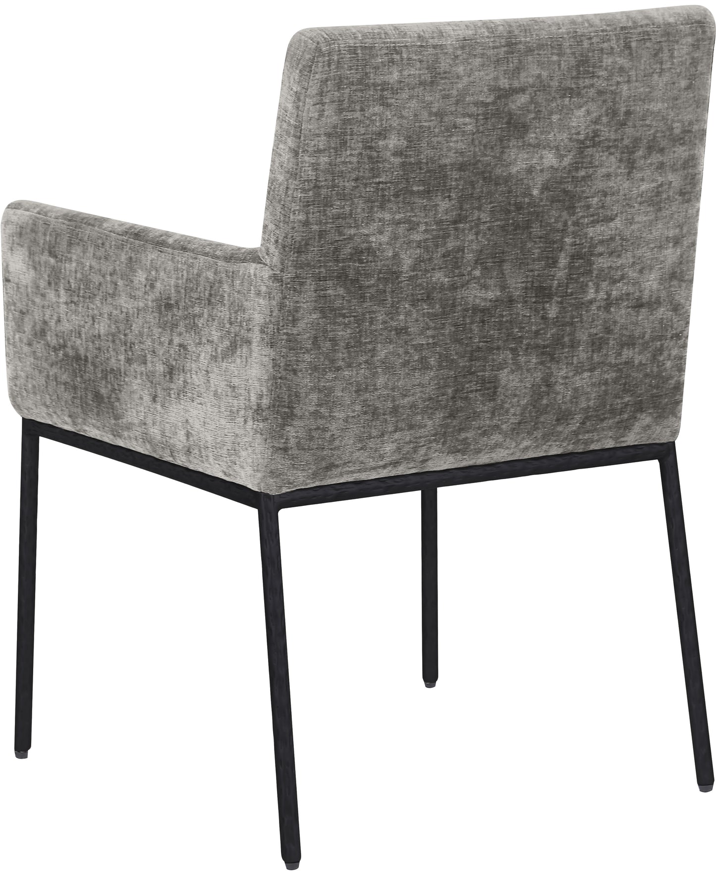 shiloh grey chenille fabric dining chair