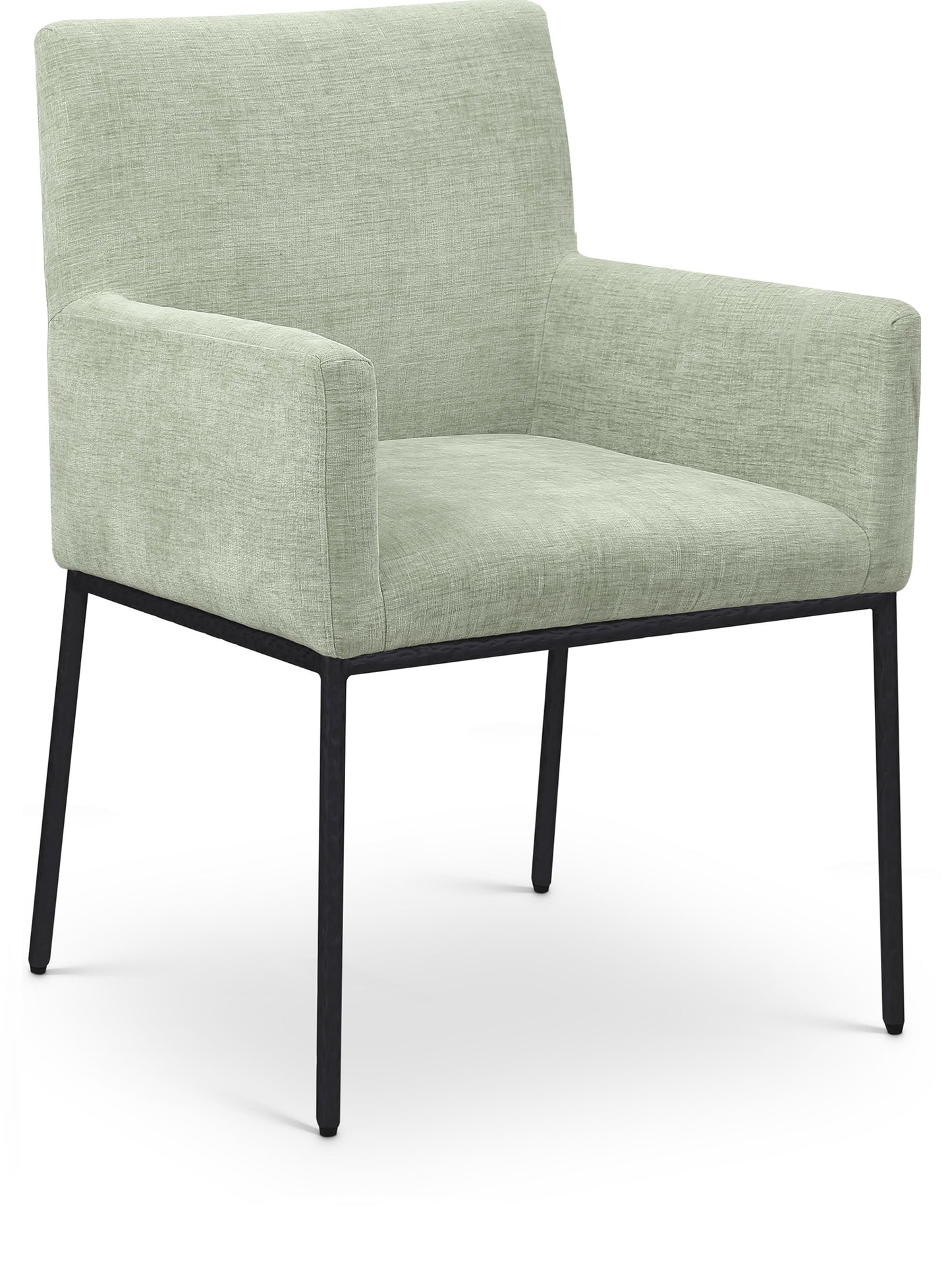 shiloh mint chenille fabric dining chair