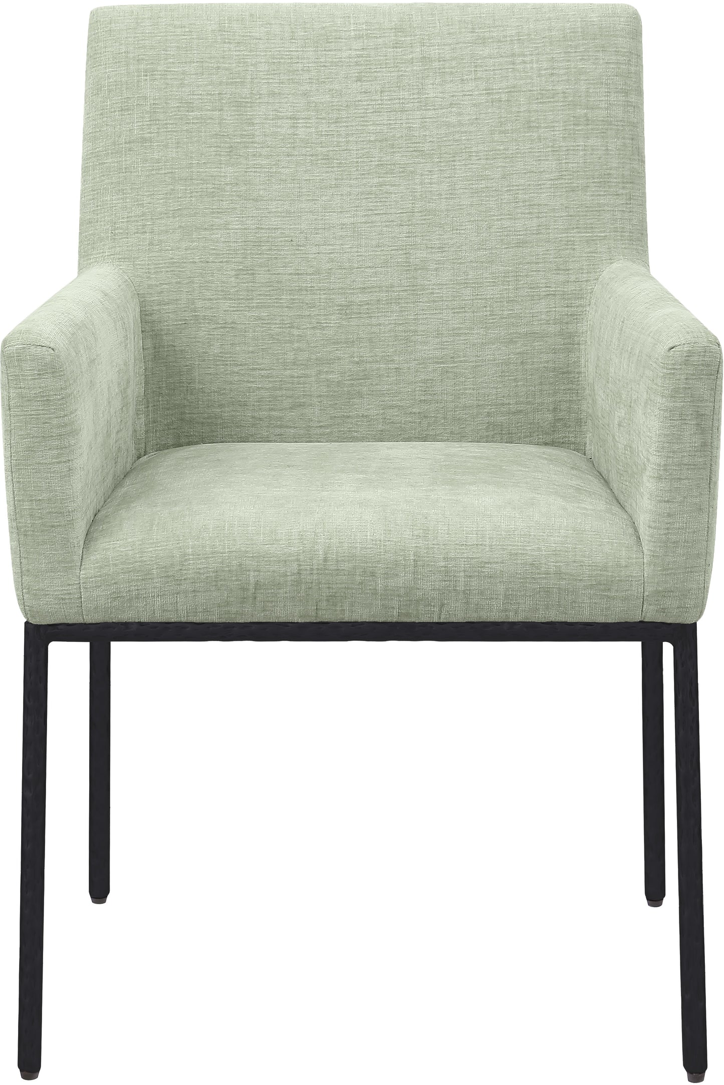 shiloh mint chenille fabric dining chair