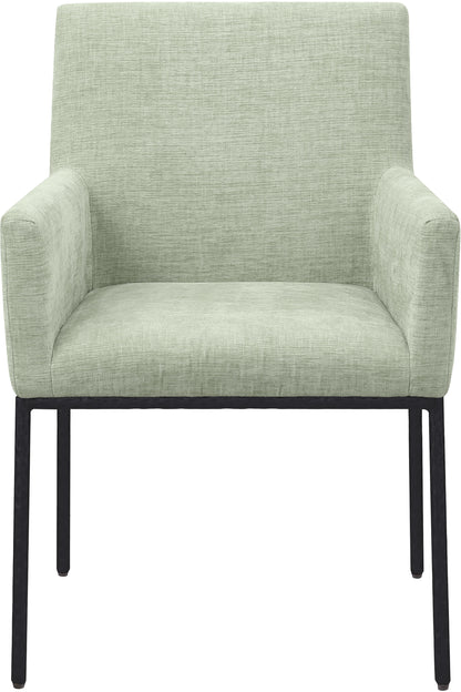 Shiloh Mint Chenille Fabric Dining Chair