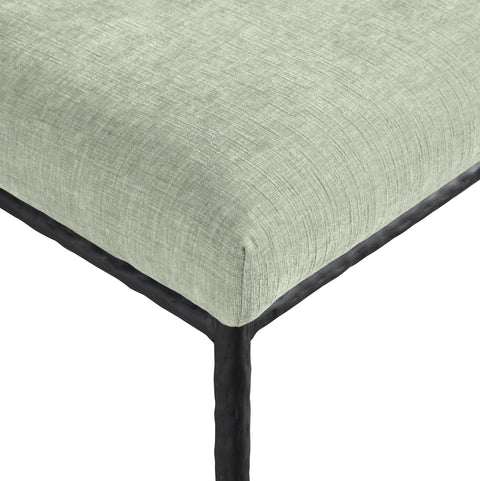 Florence Mint Chenille Fabric Upholstered Dining Side Chair, 2-Piece