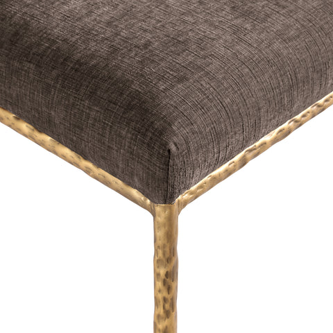 Florence Brown Chenille Fabric Upholstered Dining Side Chair , 2-Piece (Style 1)