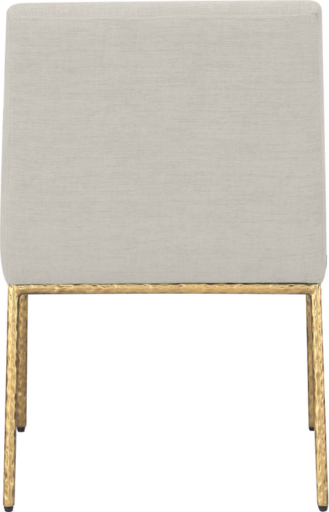 Shiloh Cream Chenille Fabric Dining Chair