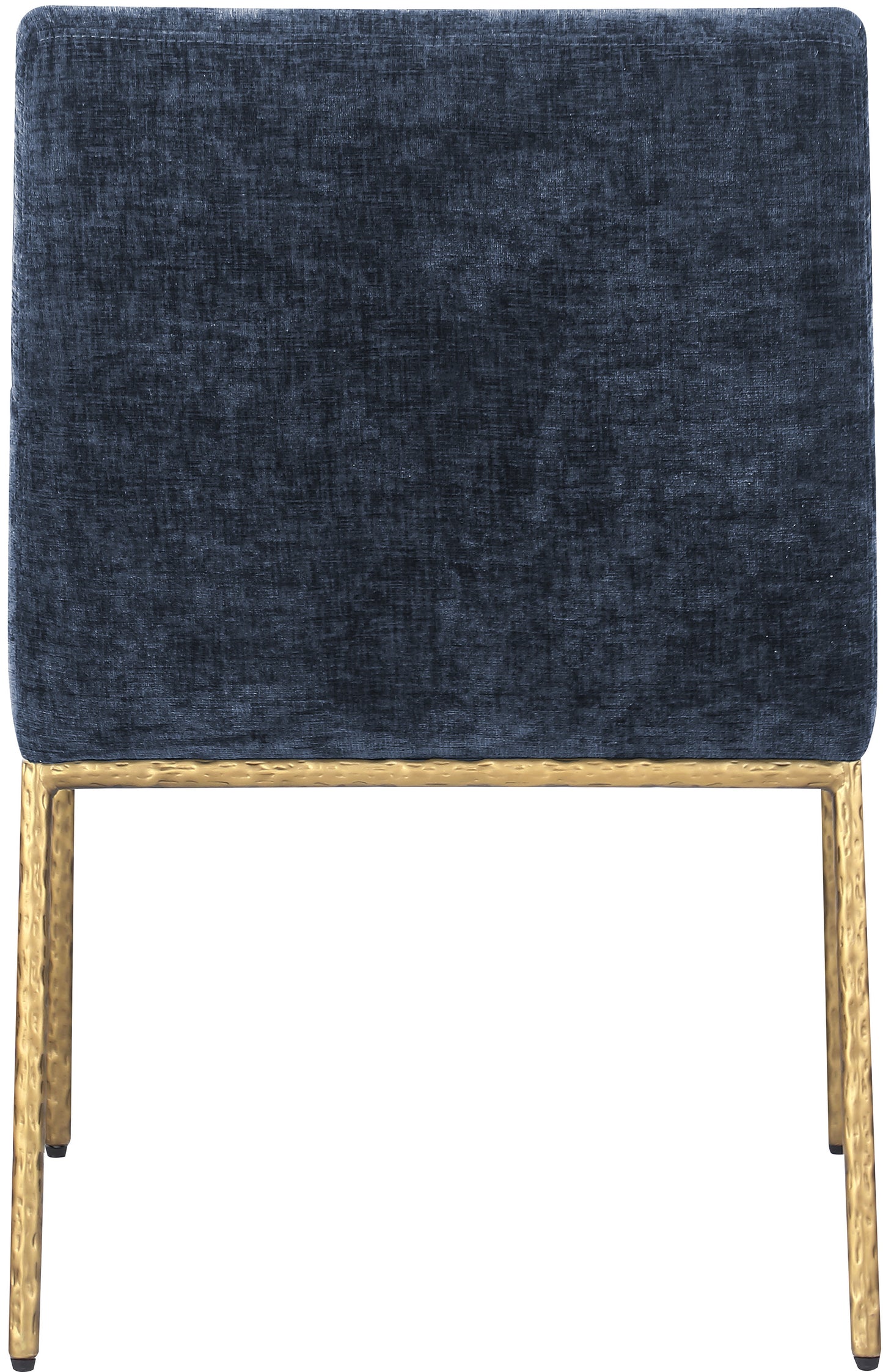 shiloh navy chenille fabric dining chair