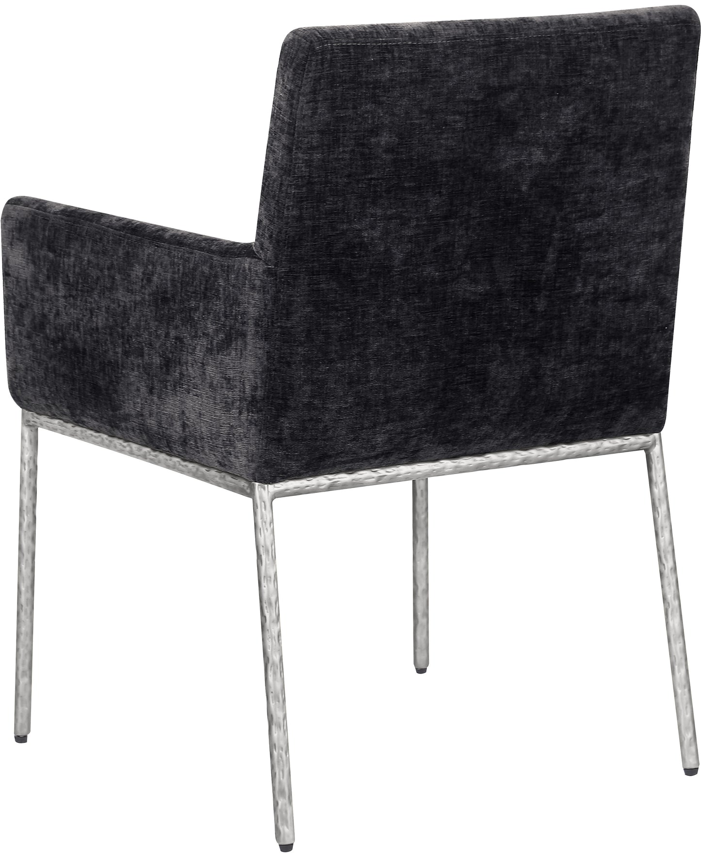 shiloh black chenille fabric dining chair