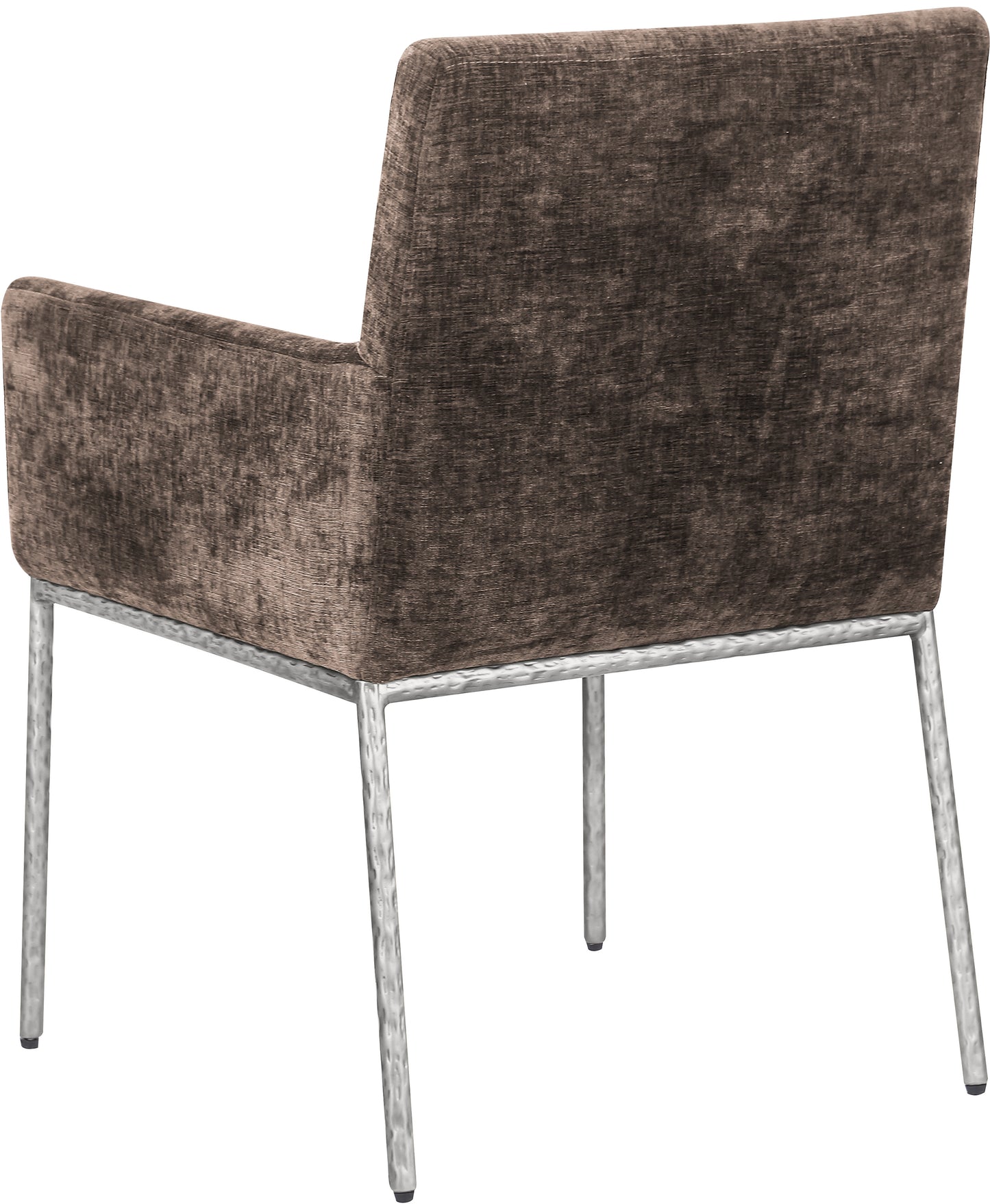 shiloh brown chenille fabric dining chair