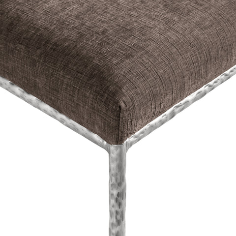 Florence Brown Chenille Fabric Upholstered Dining Side Chair , 2-Piece (Style 2)