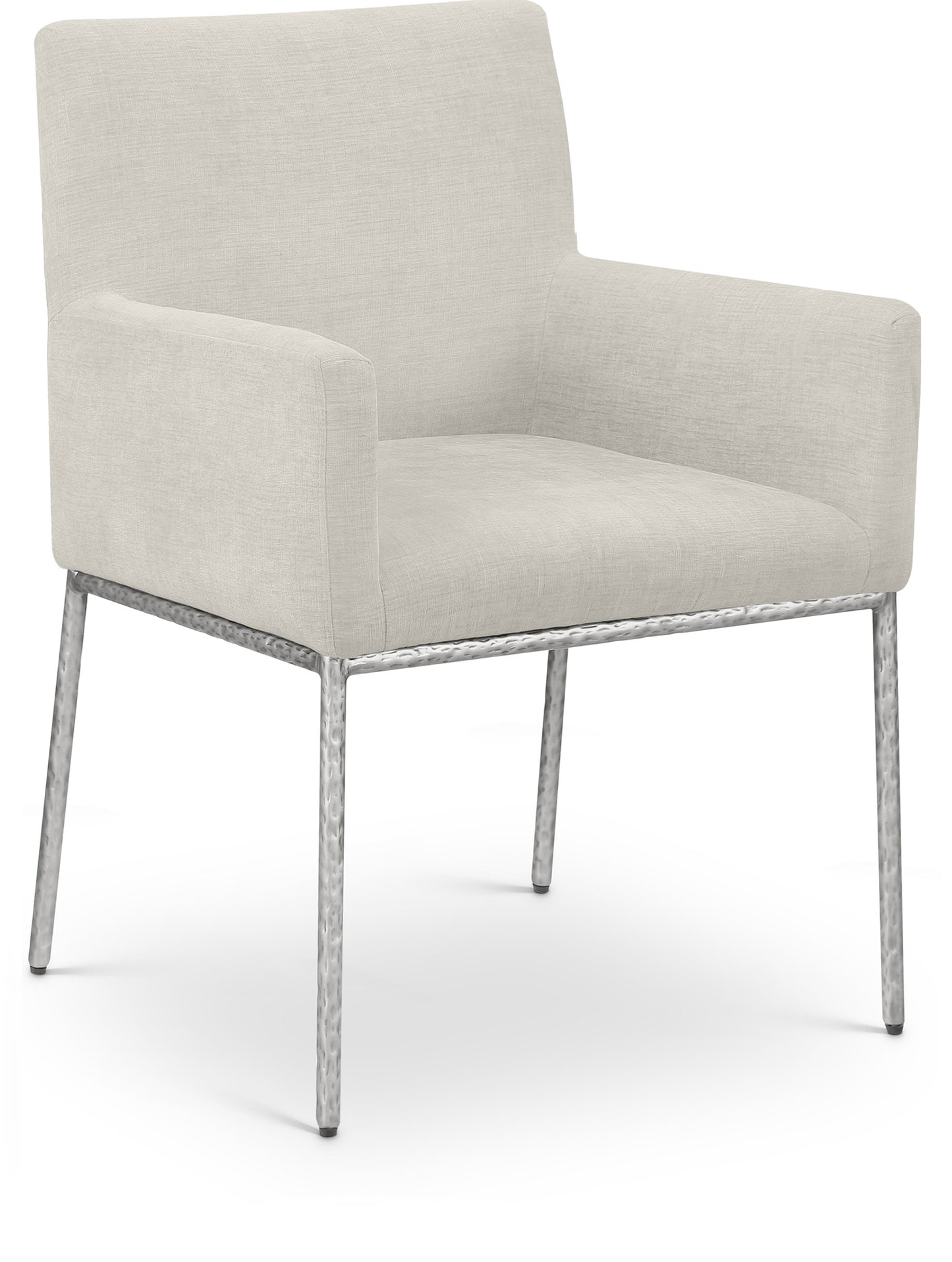 shiloh cream chenille fabric dining chair