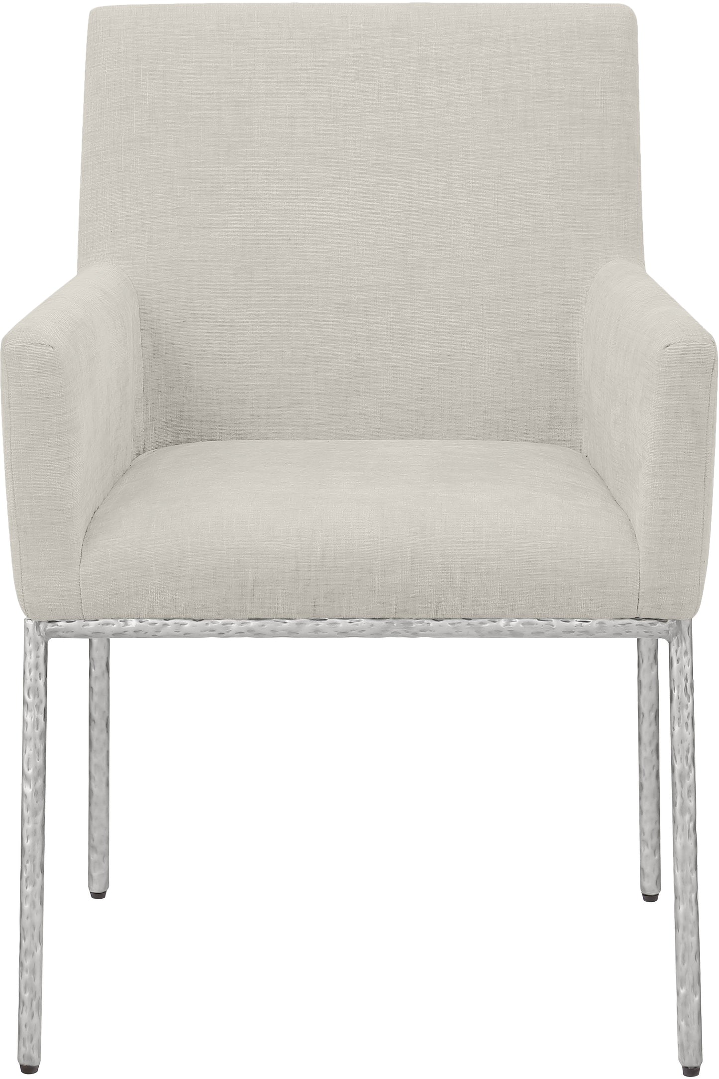 shiloh cream chenille fabric dining chair