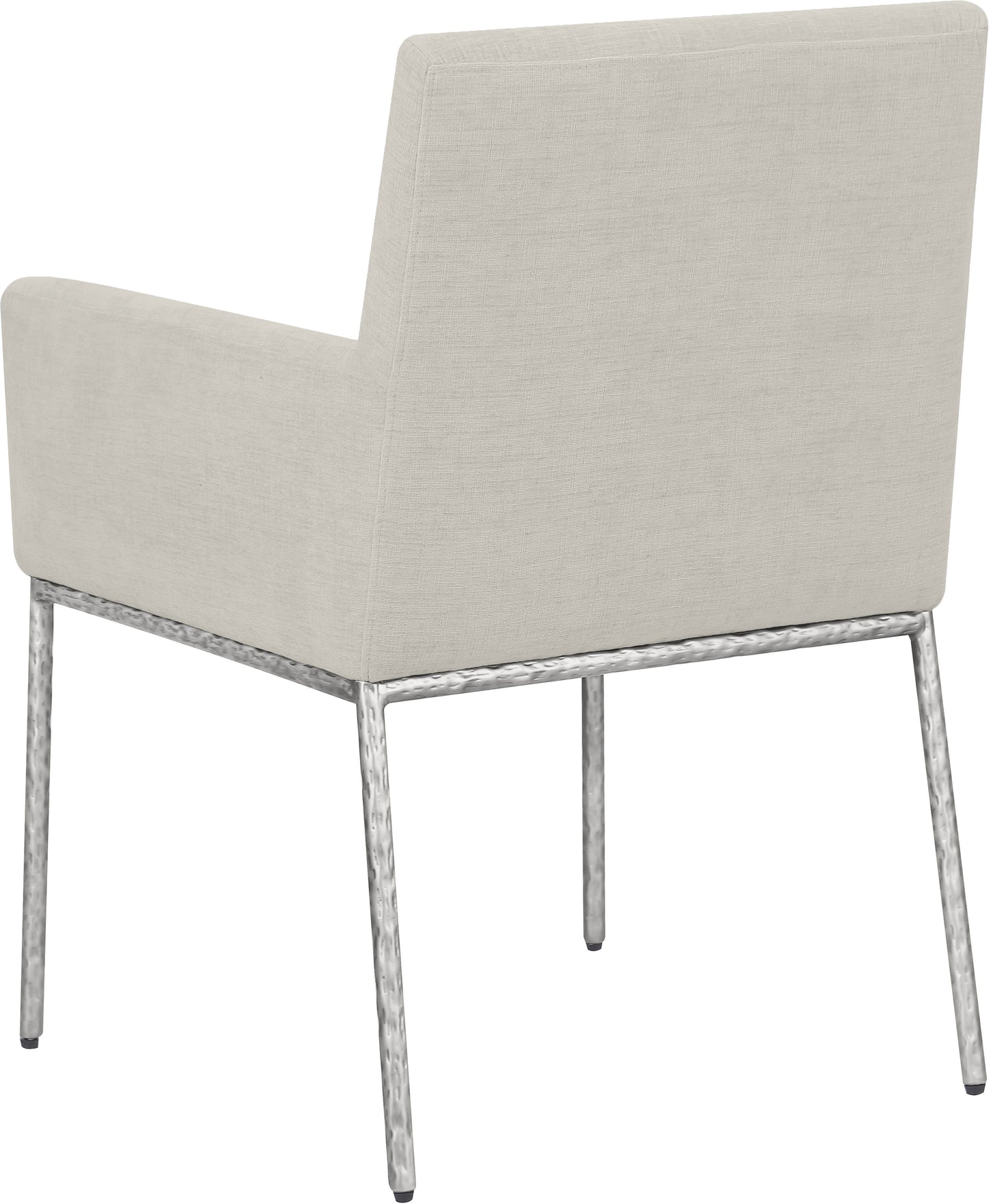 shiloh cream chenille fabric dining chair