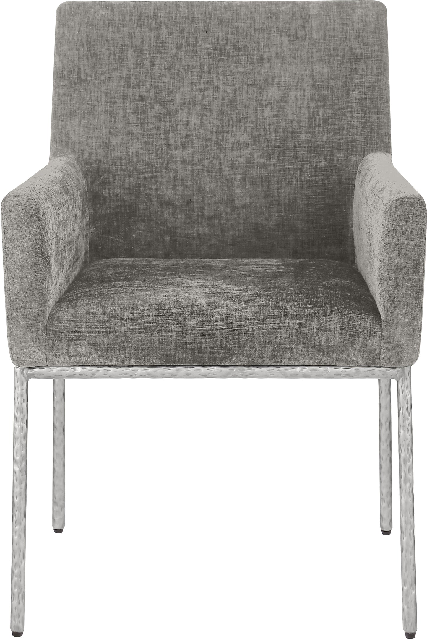 shiloh grey chenille fabric dining chair