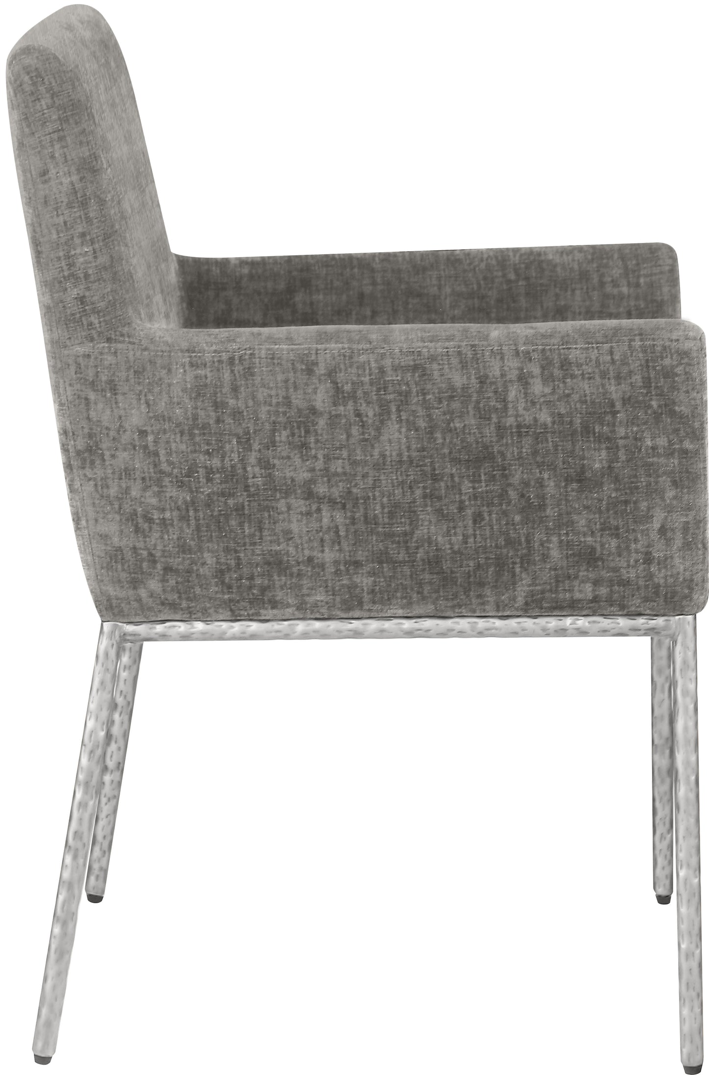 shiloh grey chenille fabric dining chair