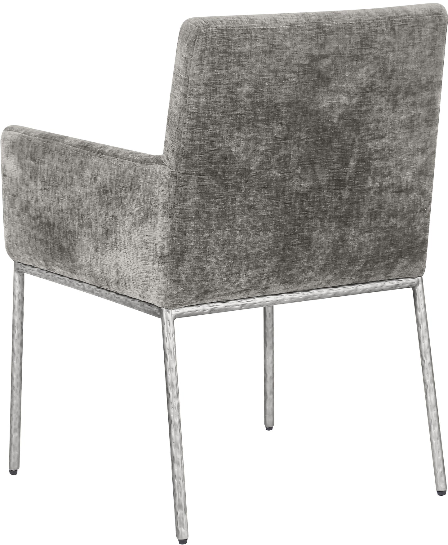 shiloh grey chenille fabric dining chair