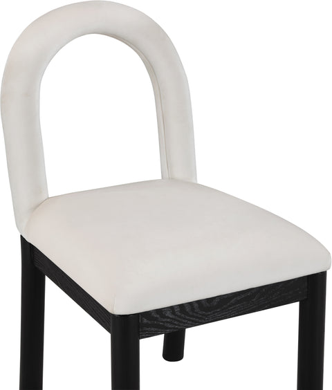 Noelle Velvet Upholstered Dining Chair, 1 Piece (Configuration 2)
