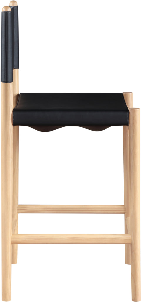 Rhea Vegan Leather Upholstered Counter Stool, 1 Piece