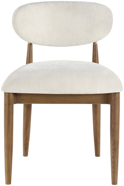 Harlow Beige Performance Fabric Upholstered Dining Side Chair , 2-Piece (Style 2)