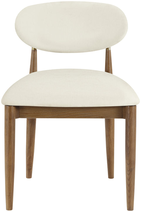 Harlow Cream Performance Fabric Upholstered Dining Side Chair , 2-Piece (Style 3)