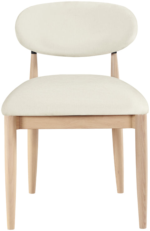 Harlow Cream Performance Fabric Upholstered Dining Side Chair , 2-Piece (Style 4)