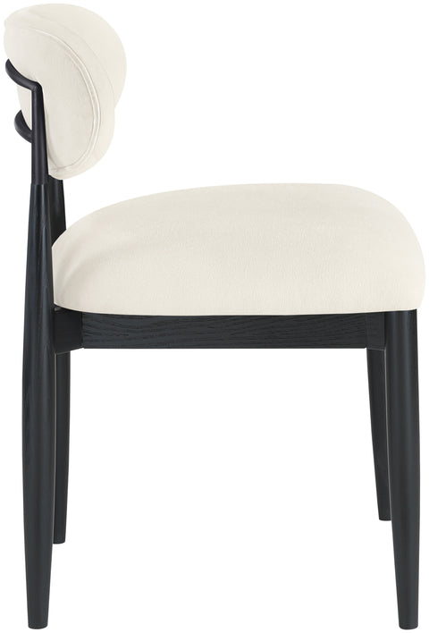 Harlow Beige Performance Fabric Upholstered Dining Side Chair , 2-Piece (Style 3)