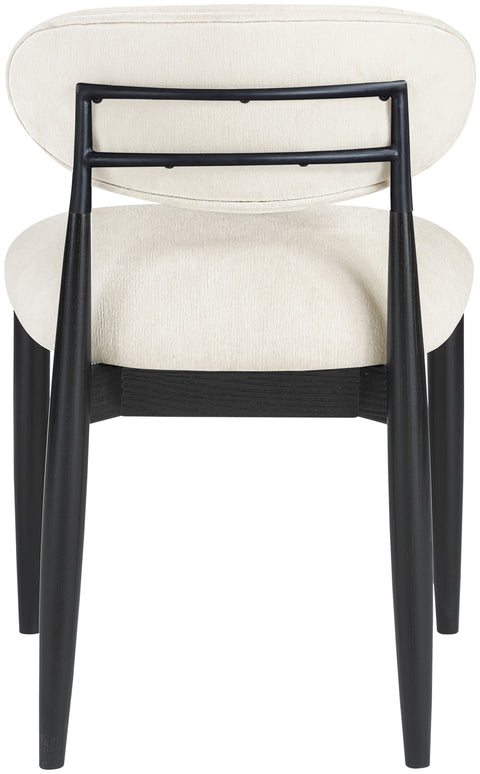 Harlow Beige Performance Fabric Upholstered Dining Side Chair , 2-Piece (Style 3)