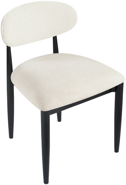 Harlow Beige Performance Fabric Upholstered Dining Side Chair , 2-Piece (Style 3)