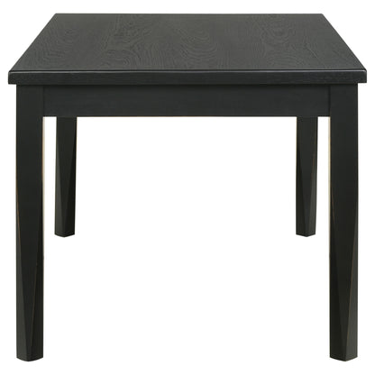 Selena Rectangular 59-inch Dining Table Washed Black