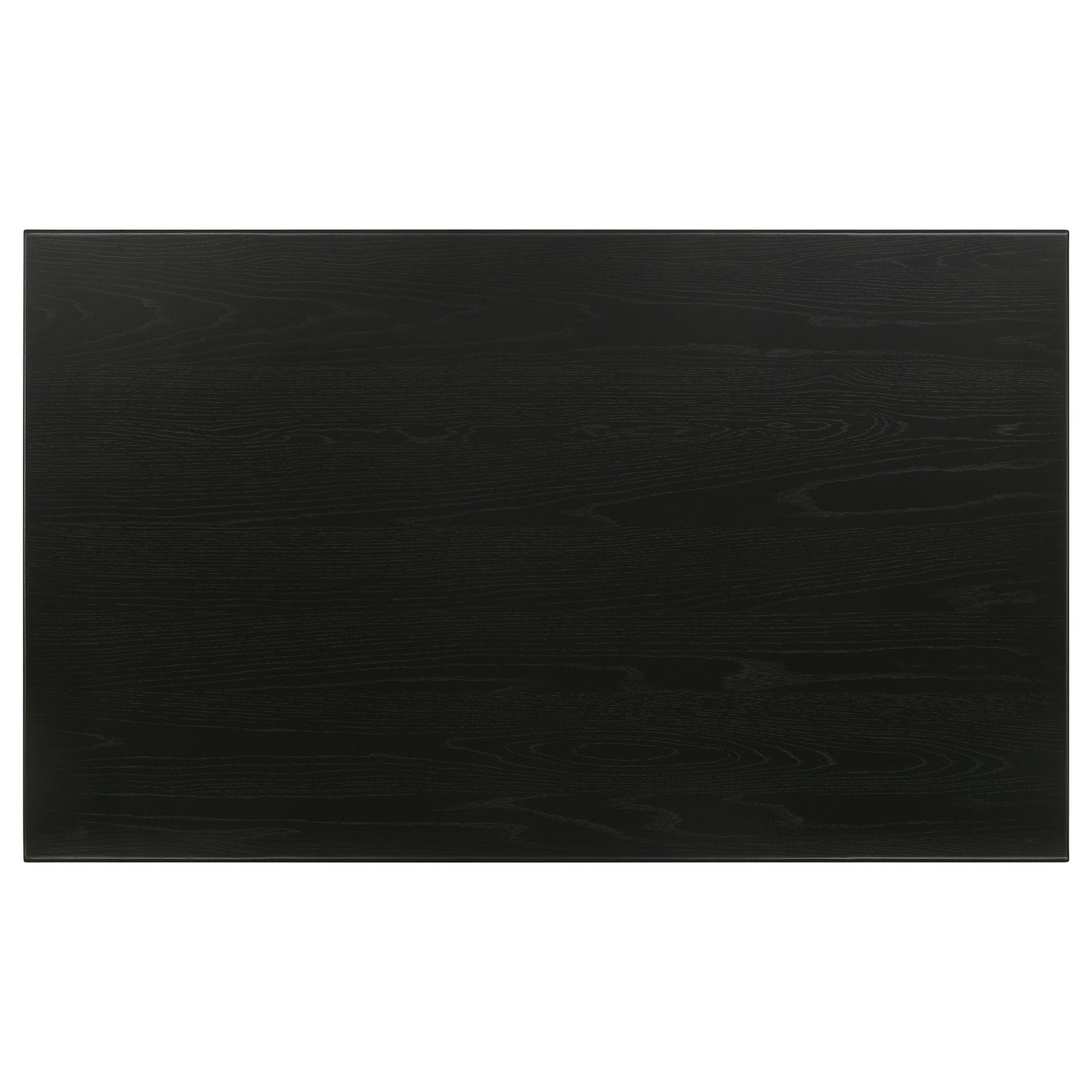 selena rectangular 59-inch dining table washed black