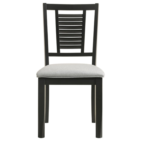 Diggs Wood Dining Side Chair Washed Black (Set of 2)Washed Black