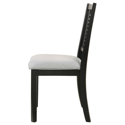 Diggs Wood Dining Side Chair Washed Black (Set of 2)Washed Black