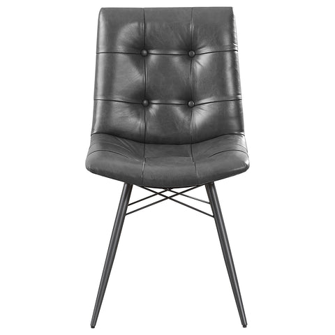 Avery Upholstered Dining Side Chair Charcoal (Set of 4)Charcoal