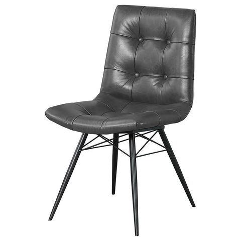 Avery Upholstered Dining Side Chair Charcoal (Set of 4)Charcoal