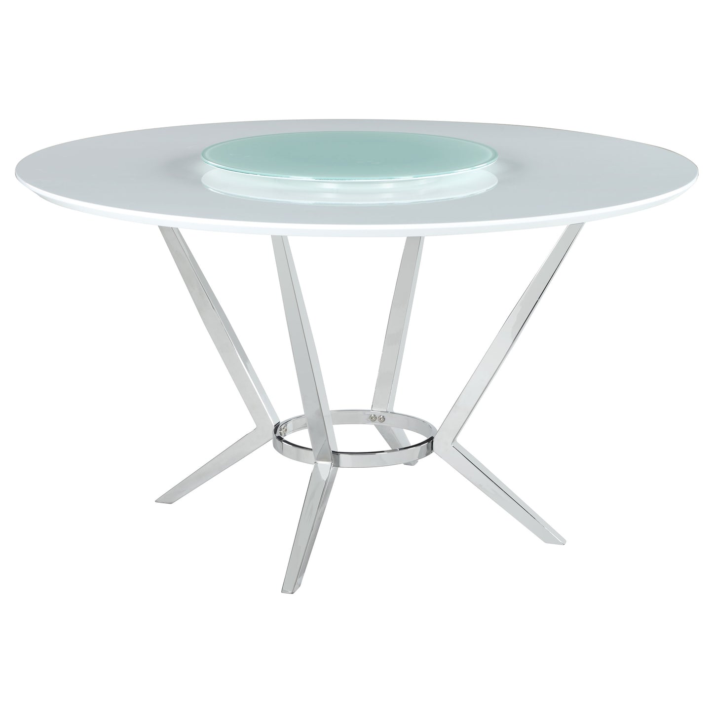 dining table with lazy susan