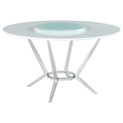 Dining Table With Lazy Susan