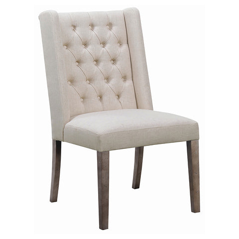 Salem 5-piece Rectangular Live Edge Dining Table Set HoneyNatural Honey