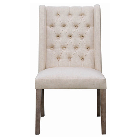 Salem 5-piece Rectangular Live Edge Dining Table Set HoneyNatural Honey