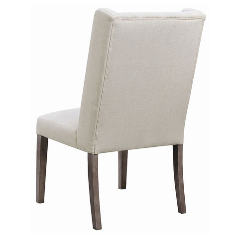 Salem 5-piece Rectangular Live Edge Dining Table Set HoneyNatural Honey