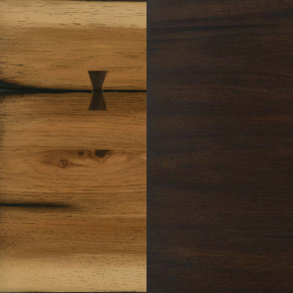 Salem 6-piece Rectangular Live Edge Dining Table Set HoneyNatural Honey