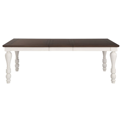 Giddish 86-inch Extension Leaf Dining Table Coastal WhiteCoastal White