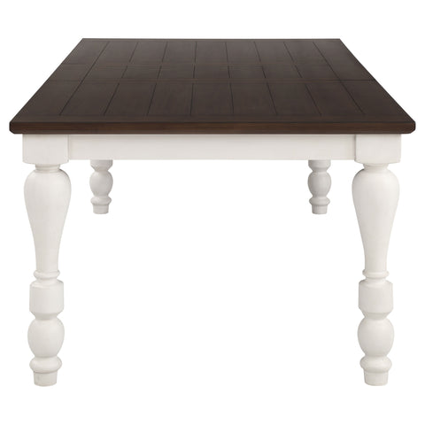 Giddish 86-inch Extension Leaf Dining Table Coastal WhiteCoastal White