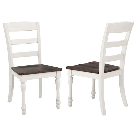 Giddish Wood Dining Side Chair Coastal White (Set of 2)Coastal White