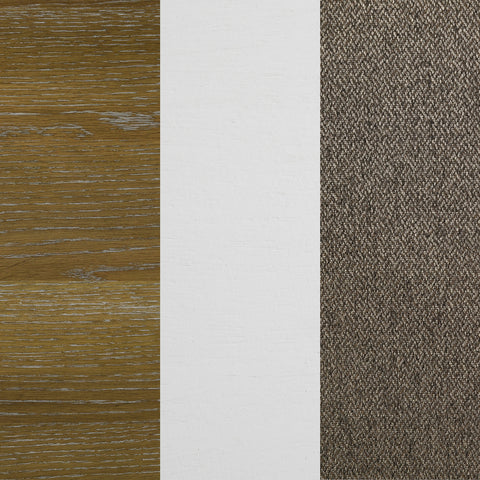 Diggs 7-piece Rectangular Dining Set Distressed WhiteBrown Brushed / Distressed White