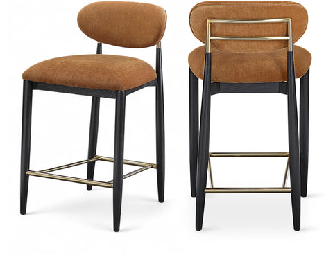 Indie Performance Fabric Upholstered Stool, 1 Piece (Configuration 2)
