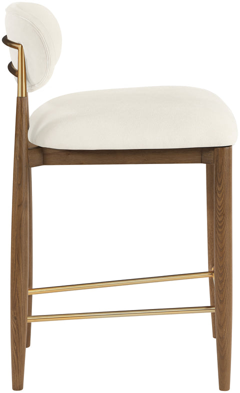 Indie Performance Fabric Upholstered Stool, 1 Piece (Style 2)