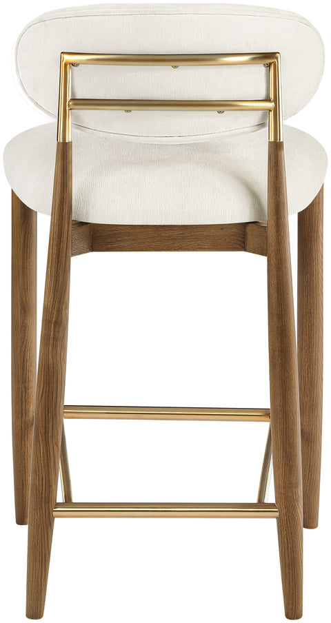 Indie Performance Fabric Upholstered Stool, 1 Piece (Style 2)