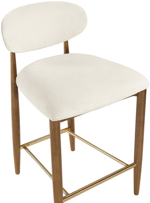 Indie Performance Fabric Upholstered Stool, 1 Piece (Style 2)