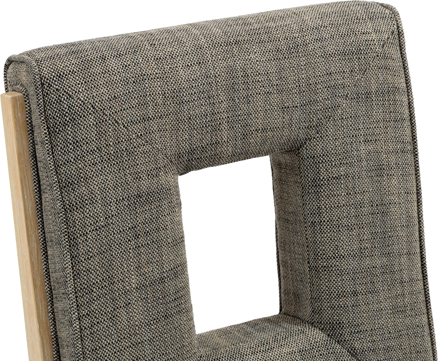 madrid grey linen textured fabric dining side chair