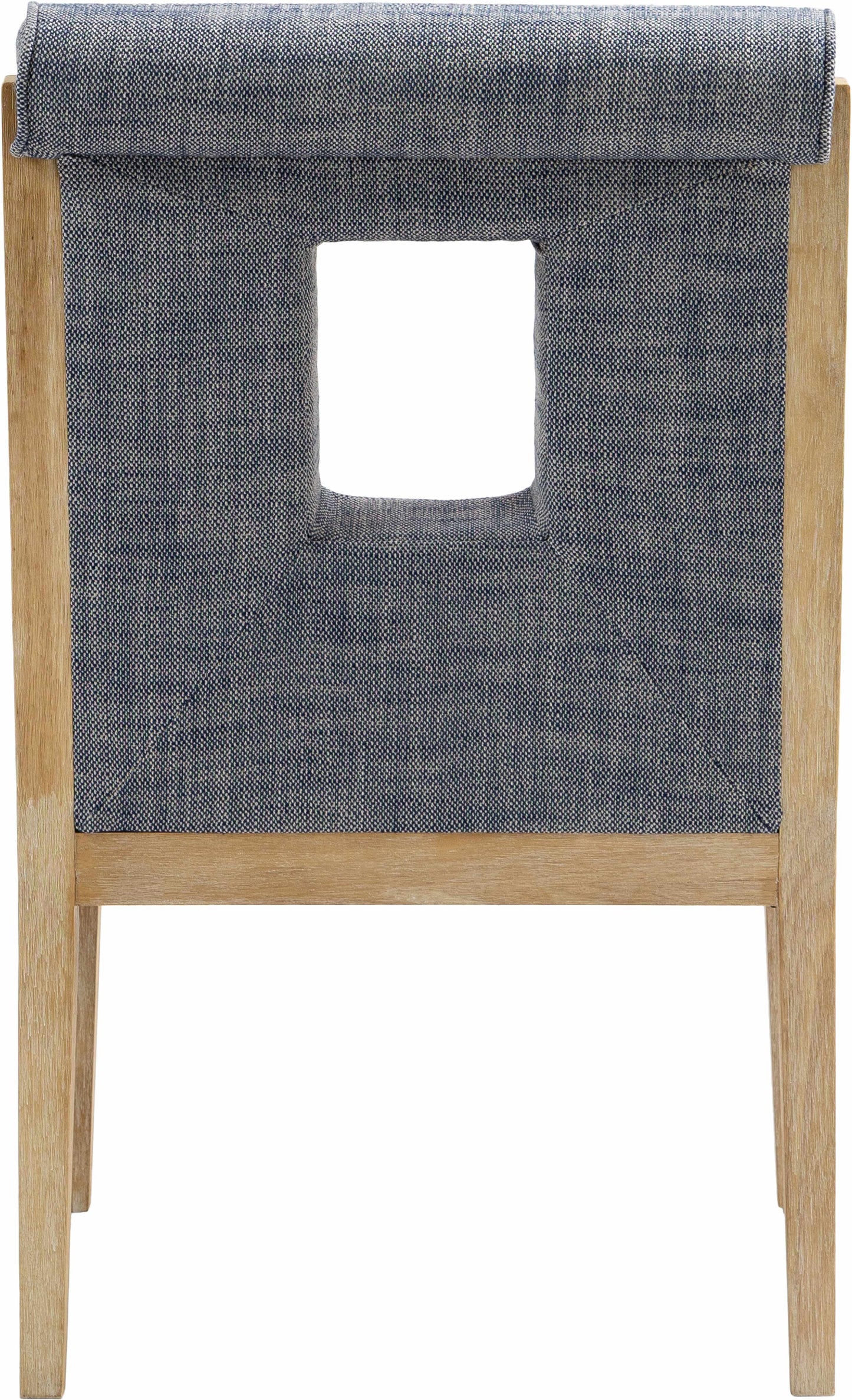 madrid navy linen textured fabric dining arm chair