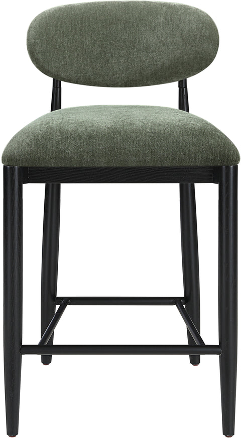 Harlow Olive Performance Fabric Upholstered Stool , 1 Piece (Style 4)